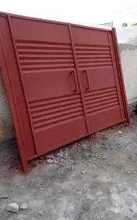 درب آهنی درب حیاط دروازه اقساط