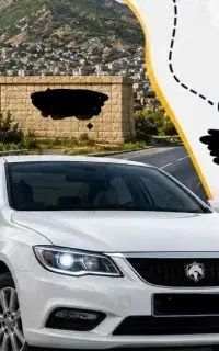 حرکت از بانه به سنندج با سواری سمند