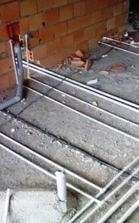 لوله کشی آب و فاضلاب  بازسازی استخر برق