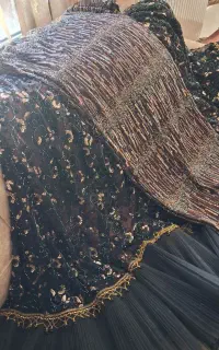 لباس قشقایی رنگ مشکی قهوه ای