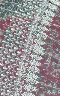 پرده خامه دوزی شده ۸متر