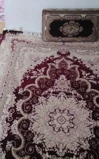 دو عدد فرش با ۱ دست پشتی