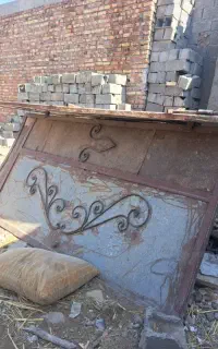 سلام درب حیاط دو لخت