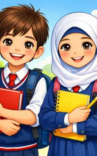 آموزش بچه های دبستانی  و مهد کودکی و پیش دبستانی