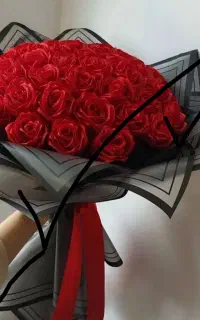 گل رز روبانی وپول آرایی
