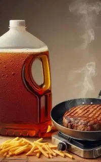 خرید روغن سوخته فست فودی و رستورانها