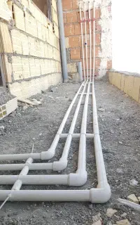 لوله کش ، لوله کشی ساختمان
