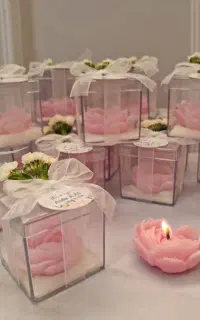 گیفت شمعی و سنگی