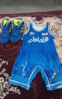 سلام لباس وکفش کشتی برای ۷ تا ۹سال
