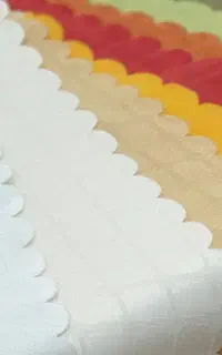 رومیزی رزین تاژ و رانرمخمل دورو میز ۸نفره کاملانو