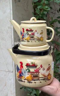 کتری قوری لعابی  اصل روسیه