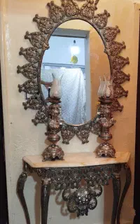 آینه و شمعدان