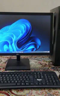کامپیوتر گیمینگ i5 رم 16 گرافیک 8 مانیتور 22