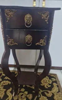 میز تلفن. دوکشو