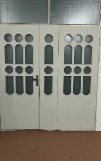 درچوبی + چارچوب آهنی