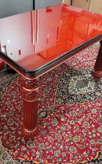 میز ناهار خوری 4نفره نو  همراه با 2صندلی