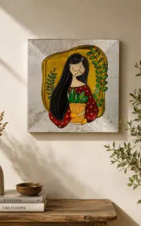 دیوار کوب با ورق نقره
