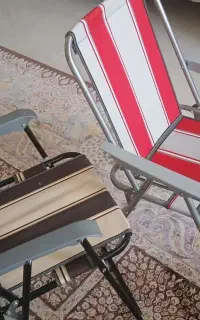 دوعدد صندلی تاشو مسافرتی