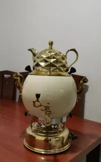 سماور 6لیتری گازی سوما، همراه قوری
