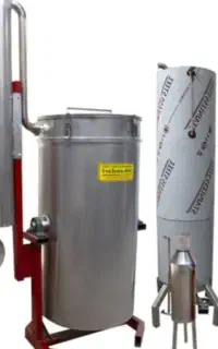 دستگاه تقطیر600لیتری برای گیاهان داروی ومعطر