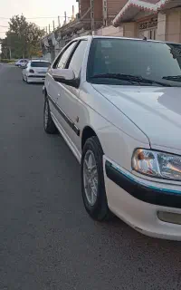 98پژو پارس سفید بی رنگ