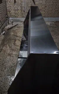 هود صنعتی استیل ۸. میلیمتر ۳ متری