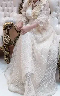 لباس مجلسی دخترانه نباتی