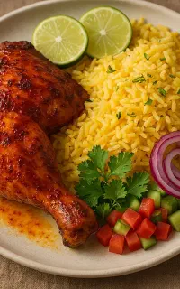 قرمه سبزی و تنورچه