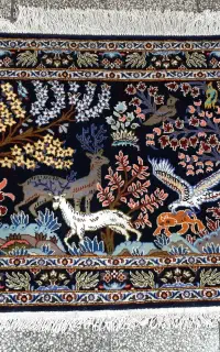 جفت زرچارک کرک کاشان شکارگاه سرمه ای گل ابریشم