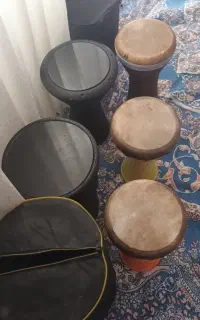 انواع تیمپو سفالی برنزی آلمینیومی پایه وکیف تیمپو