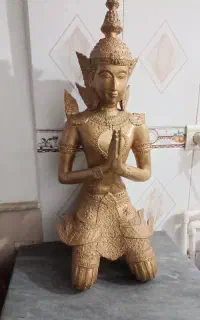 مجسمه پلی استر. طلایی دکور