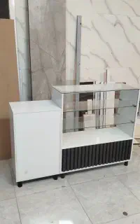 ویترین قفسه کانتر جا آجیلی استند