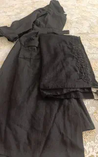 مانتودامنی وشال ملیله دوزنونویکی دوباراستفاده شده