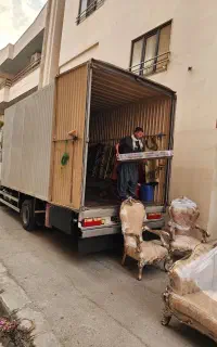 اسباب کشی منزل با ماشین و کارگران خوش اخلاق