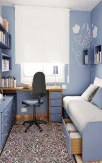 یک جفت گلیم ماشینی 1 در 4 کاشان آکبند