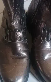 نیم بوت خارجی سایز ۴۰ رنگ بژ