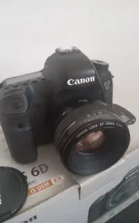 دوربین فول فریم 6d با لنز f1.4usm