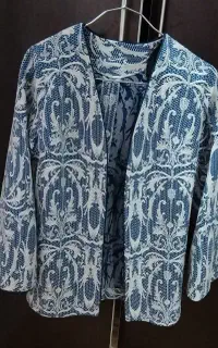 مانتو کتی ژاکارد سایز ۱