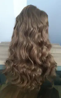 گلاه گیس زنانه جنس خارجی بلند و حالت دار