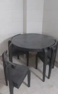 میز نهارخوری کم جا ۴نفره