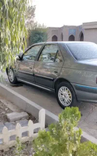 پژو پارس بدون رنگ 94  در حد
