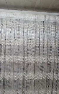 پرده توری کوتاه