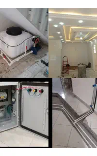 برقکشی منزل لوله کشی آب عیب یابی رفع اتصال  اتصالا