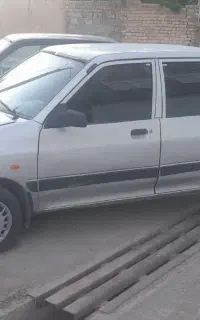 پراید۱۴۱مدل۸۵ عقب جلو پلمپ سقف وستون بی رنگ