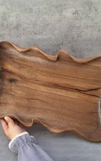 سینی چوبی روستیک