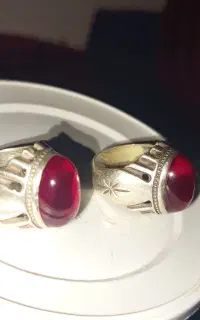 انگشتر نقره جفت