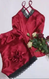 تاپ وشلوارک ساتن