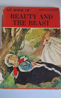 کتاب قدیمی و کلکسیونی Beauty and the Beast ک