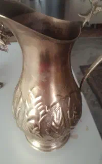پارچ و منقل قدیمی برنجی