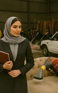 کارخانه قالیشویی اندیشه با مدیریت خانم فقط ۶۰